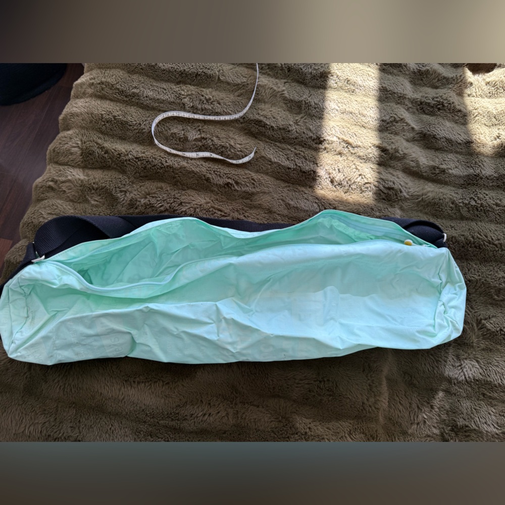 Mint Green Yoga Mat Bag
